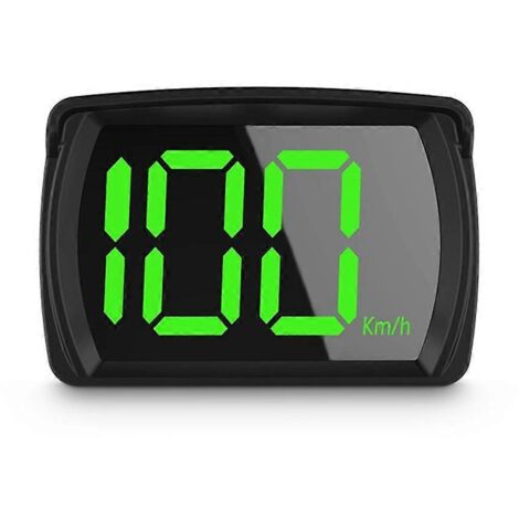 1. Alarme de survitesse LED HUD pour voiture, affichage tête haute numérique, compteur de vitesse USB, écran de conduite.