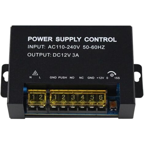 1 Alimentation 12 V, Sortie 3 A, Entrée 110-240 V, Pour Contrôle D'accès, Caméra Interphone
