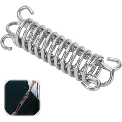 1 Amortisseur De Ressort, Acier Inoxydable, Double Crochet, 113mm, Pour Bateau Yacht