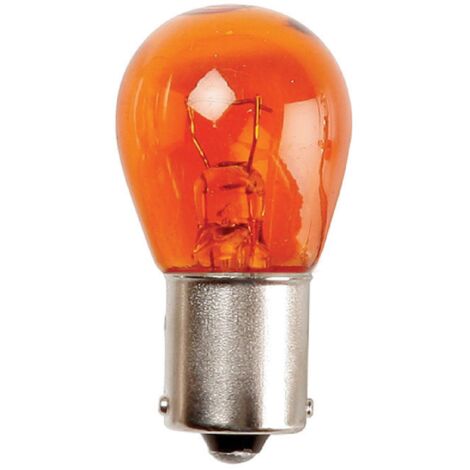 1 AMPOULE 12V 21W OSP BAU15S ORANGE (BOITE) (POUR BU180) RING
