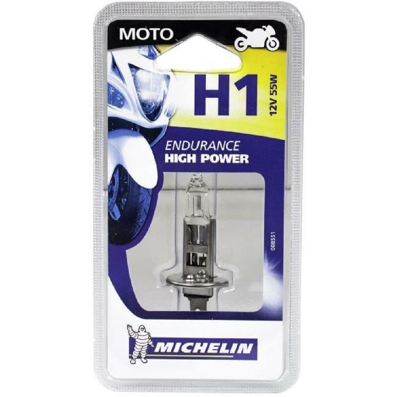 Michelin - 1 ampoule H1 moto - 55W - 12V 008551