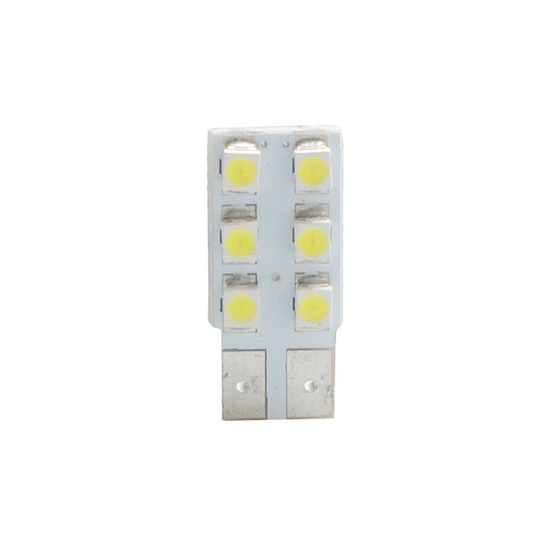 1 ampoule led blanc T10 W5W 6xSMD3528 12V 0.48W