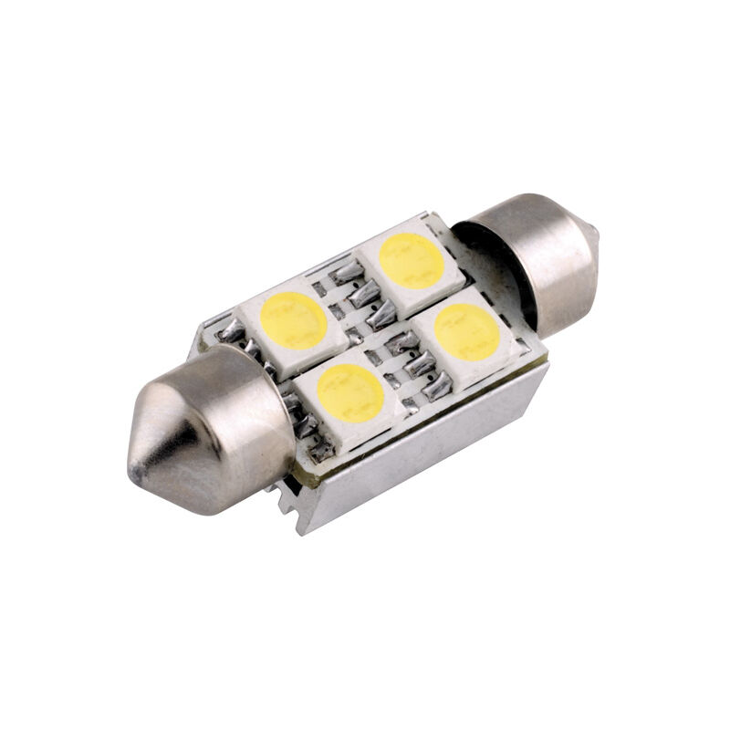 Ampoule navette led bleu smd 12V 1.92w canbus ready