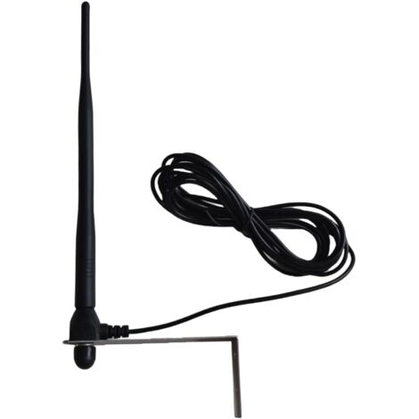1 antenne 433 mhz, gain 2 dbi, câble rg174 2 m, portail garage alarme