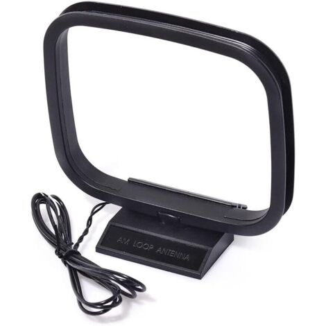1 Antenne cadre AM,Plastique,Réception signal stable,530-1600 KHz,Câble 130 cm,Pour récepteur radio stéréo
