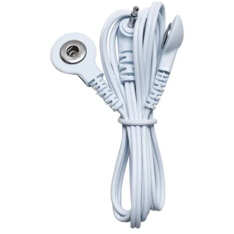 1 appareil TENS à 4 boutons, câbles de connexion pour électrodes, compatible avec les appareils TENS et EMS (connexion standard 2,5 mm) 02164-AquaForge