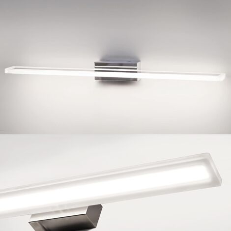 1 Applique Miroir,LED 60cm,Acier Inoxydable,IP44,Salle de Bain