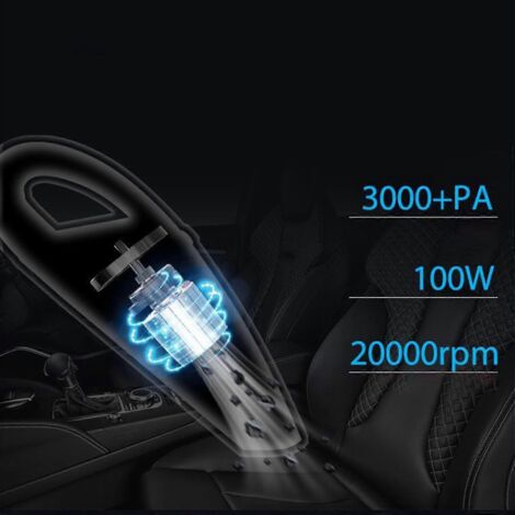 1. Aspirateur voiture sans fil portable, puissant Dust Buster recharge rapide pour maison, cuisine et nettoyage intérieur auto.