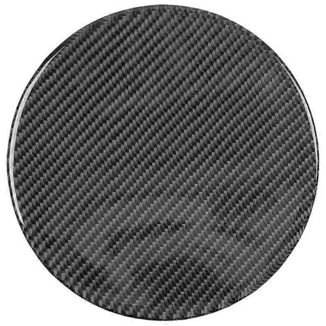 1. Autocollant en fibre de carbone pour bouchon de réservoir d’essence, compatible Honda Fit 2014-2018, garniture décorative de protection.