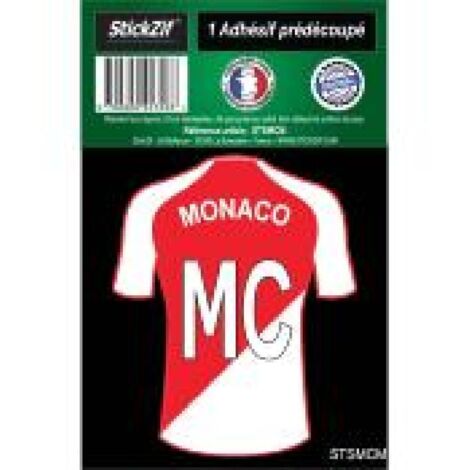 1 Autocollant Maillot De Foot Monaco
