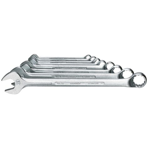 1 B-080 Ring-Maulschlüssel-Satz 8-teilig 8-19 mm