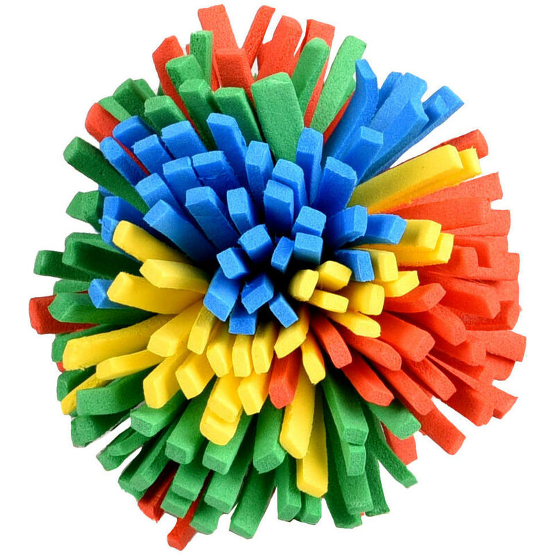ANIMALLPARADISE  - 1 Balle Hoepsy pompon, &oslash; 4.2 cm, jouet pour chat. Multicolor