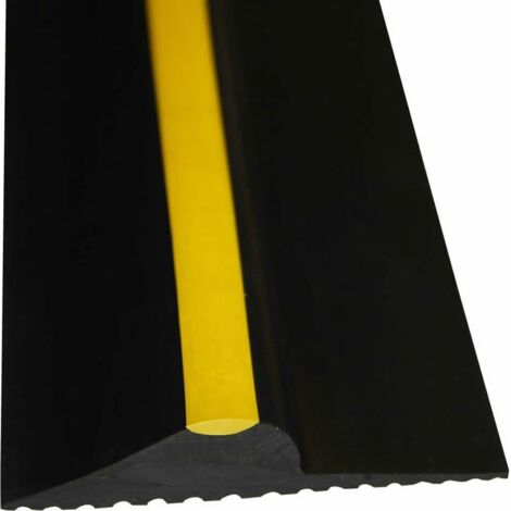 1 Bande d'étanchéité, adhésif puissant, caoutchouc durable, seuil anti-glisse, pour porte de garage