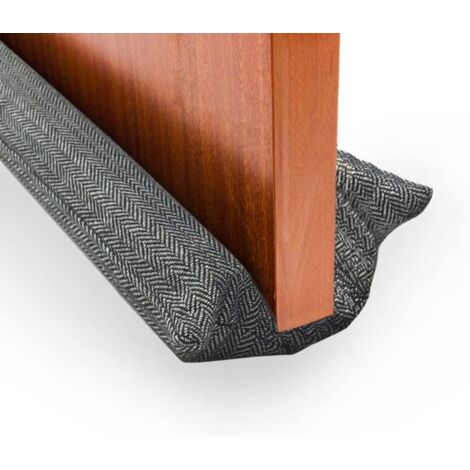 1 Bas De Porte Isolant,Double Boudin,Réglable 80-90cm,Tissu Lavable,Portes Et Fenêtres