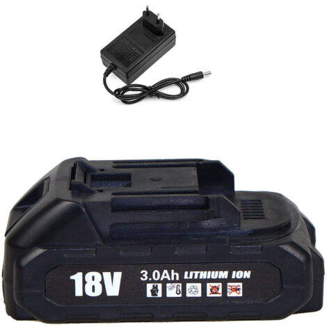 1 batterie 3000 mAh + chargeur, convient uniquement aux outils de notre magasin.