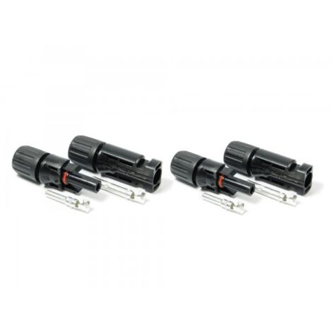 1 bis 50 Paar Solar Stecker für Solarkabel 4-6 mm² PV Stecker kompatibel mit MC4 2 Paar