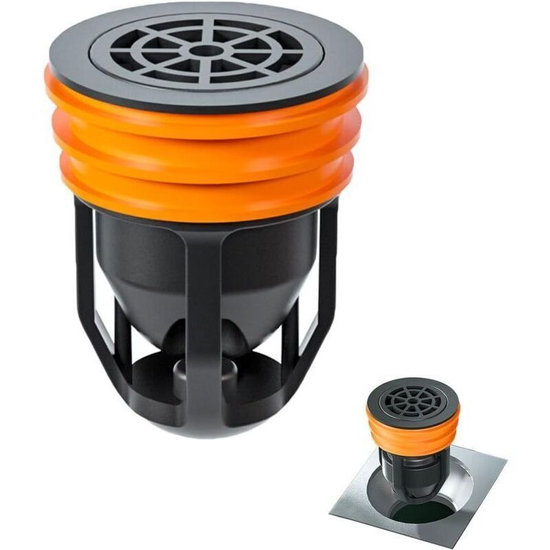 Image of 1 Black and orange anti-backflow floor&hellip;