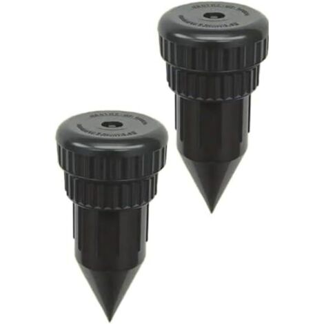 1 - Boîte de dissimulation de clés - Accessoire de jardin - Design discret et étanche - Pour pelouse et extérieur - Noir - 12x6cm