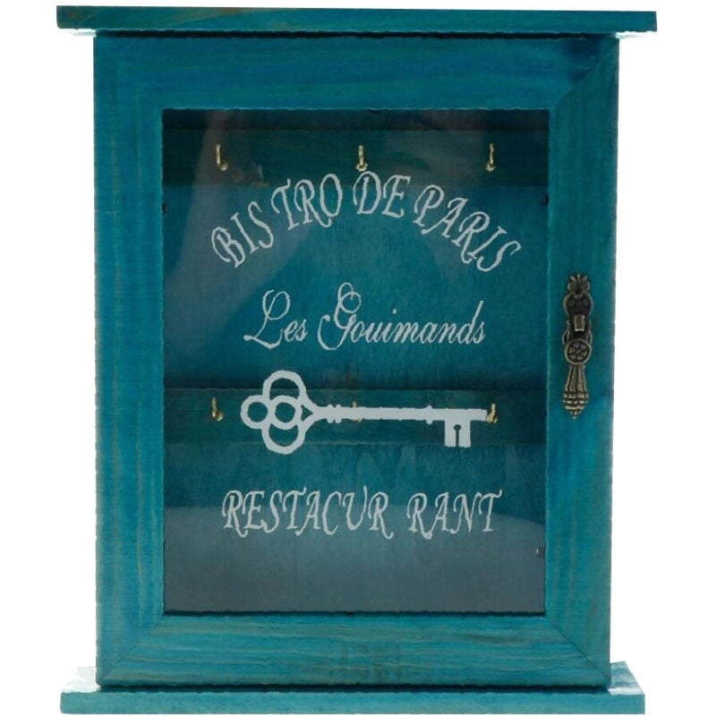 1 boîte de rangement intérieure pour clés, boîte murale, étui de rangement vintage