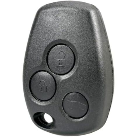 1 Boitier de clé 3 Boutons sans Lame, Compatible Renault Clio 3 Twingo 2 Master 3 Kangoo 2 Trafic Modus, Coque de rechange