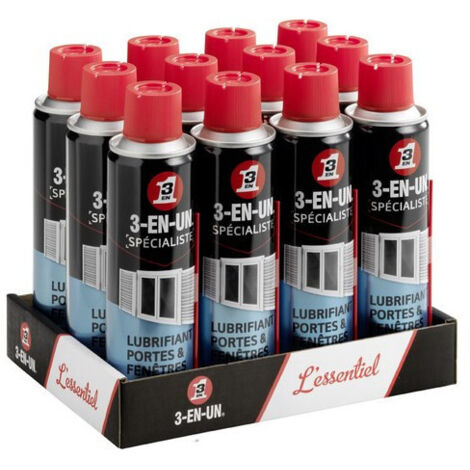 1 bombe de 3-EN-UN Lubrifiant portes 250ml - 3-EN-UN