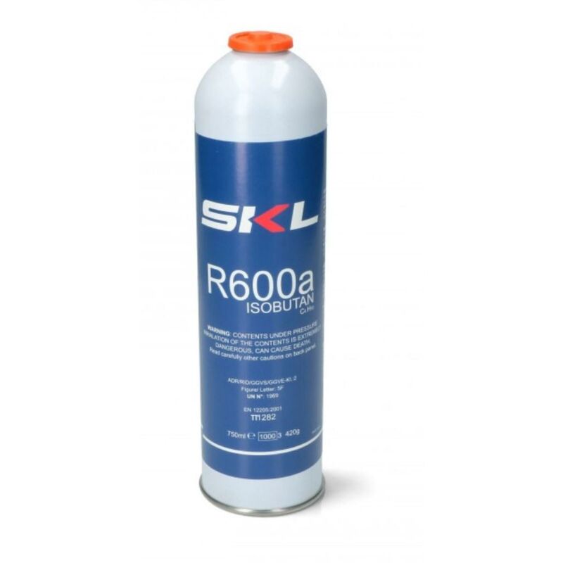 Image of 1 bombola gas refrigerante frigo e freezer R600 - R600A 420 gr om REF000UN