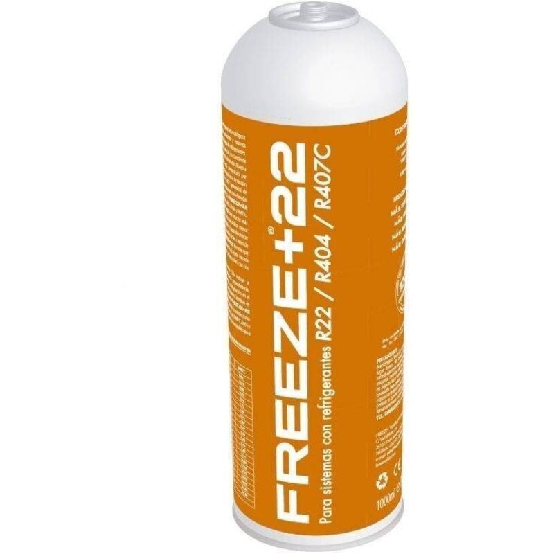 

Reporshop - 1 Botella Gas Ecologico Refrigerante Freeze +22 400Gr Organico Sustituto R22, R404, R407C