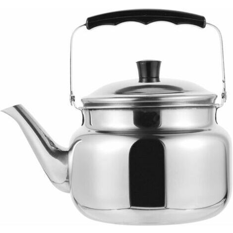 1. Bouilloire sifflante 5L avec passoire Théière en acier inoxydable Bouilloire Bouilloire sifflante Bouilloire à induction Bouilloire à thé Bouilloire sifflante pour cuisine Cuisinière à gaz Camping