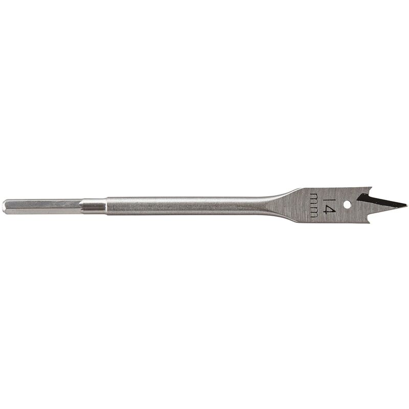 

1 broca plana de fresar 152mm vástago hexagonal Ø 25,0 mm - Wolfcraft