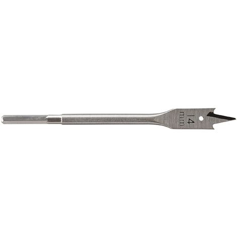 Broca plana de pala de 6 17 mm taladro hexagonal cortador de agujeros taladro de pala de madera 40 mm para madera
