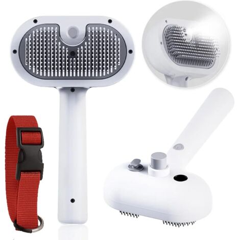 1 Brosse Toilettage,Vapeur,Autonettoyante,Poils Morts,Chat Chien,Maison