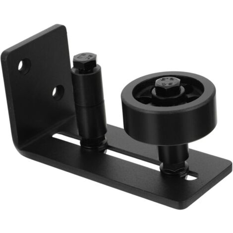 1 butée de porte coulissante au sol pour porte de grange, style américain, robuste et facile à installer