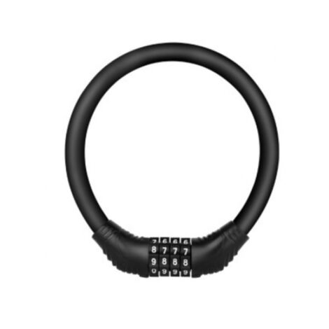 1 câble de vélo avec antivol à code, noir-AquaForge