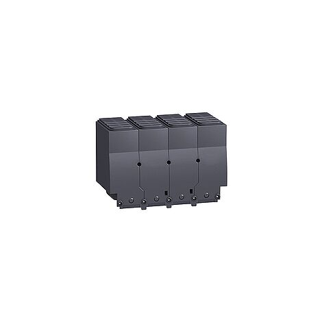 1 CACHE BORNES LONG 4P POUR EPANOUISSEUR ACC DISJONCTEUR NSX400/630 INV/INS - LV432596