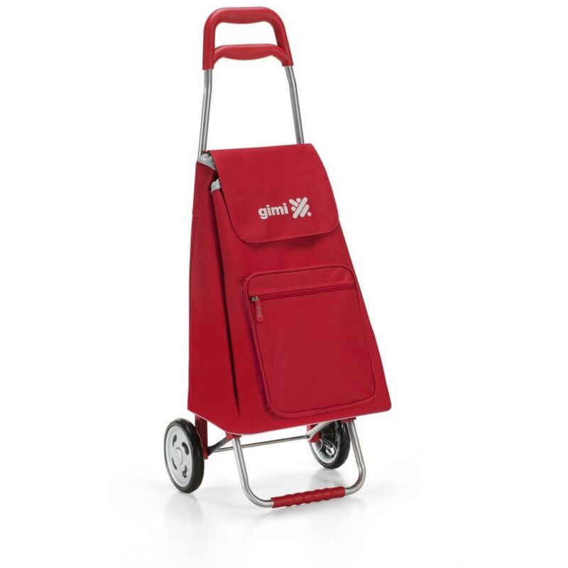 Gimi Carrello Carrellino Porta Spesa Argo Rosso