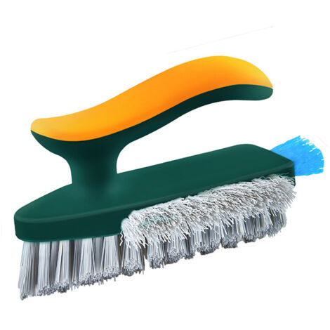 1 cepillo de cerdas rígidas  Herramienta para eliminar manchas difíciles - Cepillo de limpieza para grietas de ventanas, fregaderos, bañeras, suelos, frigoríficos, hornos y espacios reducidos.