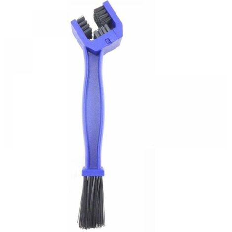 1 Cepillo de limpieza para cadena de motocicleta, cepillo de cadena azul mejorado, cepillo de limpieza