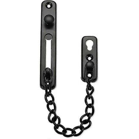 1 chaîne de porte en acier inoxydable, verrou de sécurité pour porte intérieure, limiteur de porte pour plus d'intimité et de sécurité, pour porte extérieure-AquaForge