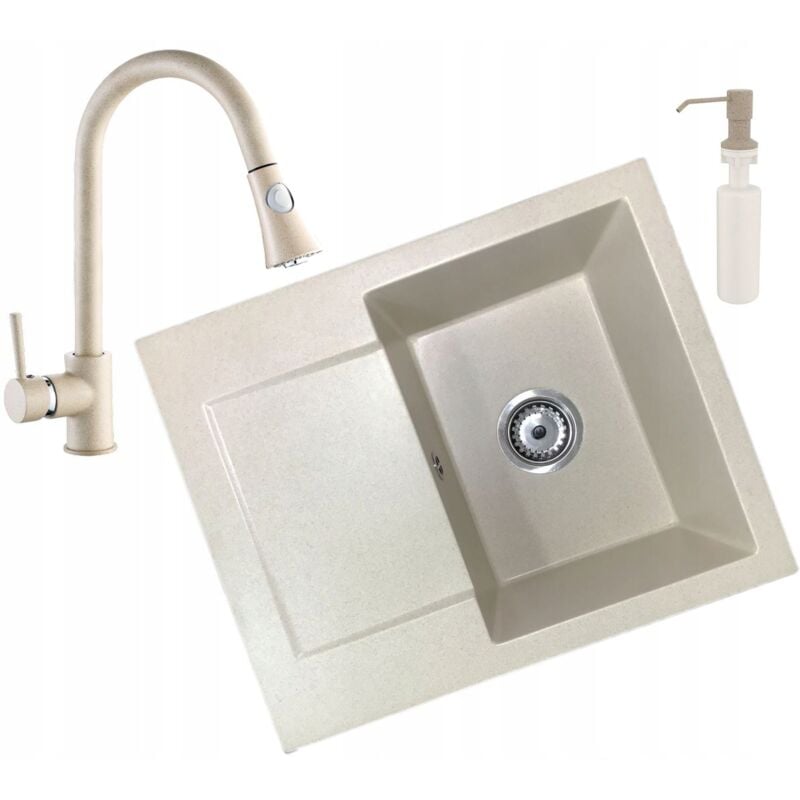 Granitan - 1 chamber granite sink Ensemble d'évier à partir de 40 cm