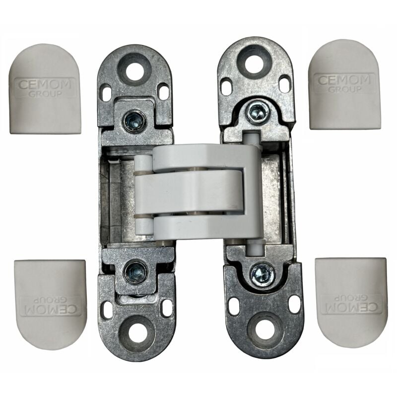 Klose Besser - 1 Charnière Invisible estetic W978/A cemom moatti 95 mm Réversible,3 couleurs au choix. Blanc