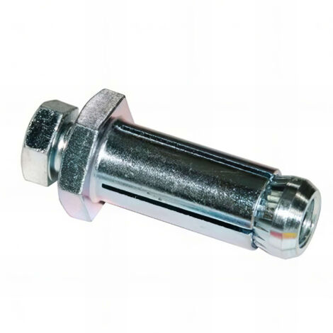 Fixtout – Cheville métallique à expansion BOXBOLT M6 – Acier zingué – Longueur 45 mm – Épaisseur de serrage 4 à 29 mm – Pour matériaux creux - BQ1Z06