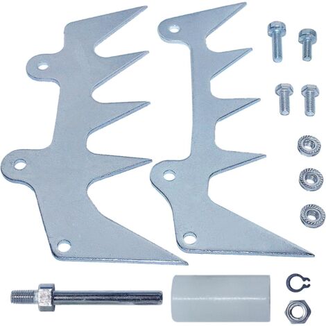 1 - Chien D Abattage - Attrape Chaîne - Pour Tronçonneuse Stihl MS660 MS460 MS440 - Remplacement Pièces 1122 650 7700 - Acier Robuste - Pour Bûcheronnage - Argent - Taille Standard