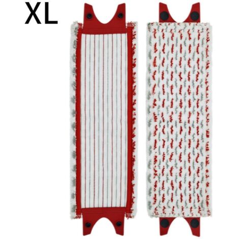 1 chiffon de remplacement pour vadrouille plate en microfibre à tête de vadrouille plate humide et sèche Vileda UltraMax XL compatible