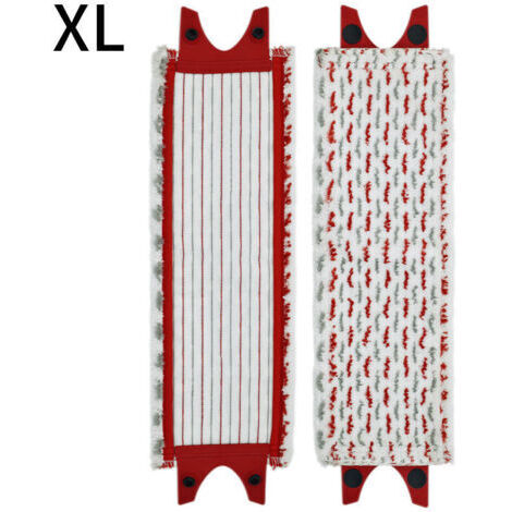 1 chiffon de remplacement pour vadrouille plate en microfibre à tête de vadrouille plate humide et sèche Vileda UltraMax XL compatible