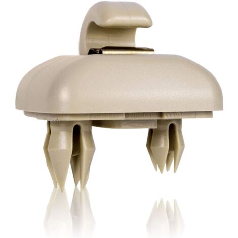 1 clip beige para parasol de coche, clip de parasol para coche, gancho de soporte para Audi A1 A3 A4 A5 Q3 Q5 (8E0 857 562) A7 B6 B7 B8 S4 S5