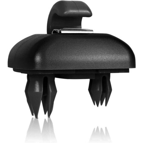 1 clip negro para parasol de coche, clip de parasol para coche, gancho de soporte para Audi A1 A3 A4 A5 Q3 Q5 (8E0 857 562) A7 B6 B7 B8 S4 S5