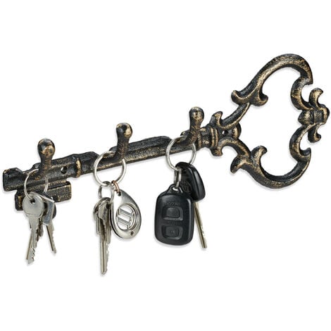 Colgador de llaves rústico  Colgador de llaves, Porta llaves de pared,  Portallaveros de madera