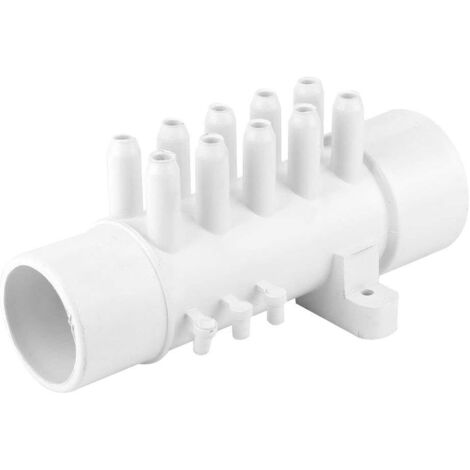 1 Collecteur De Plomberie 10 Ports PVC 1.5in Pour Piscine Spa Baignoire