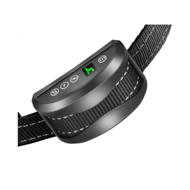 Serbia - 1 collier anti-aboiement pour chien – 3 modes de choc électrique/vibration/sensibilité, aide à l'entraînement, inoffensif, automatique,