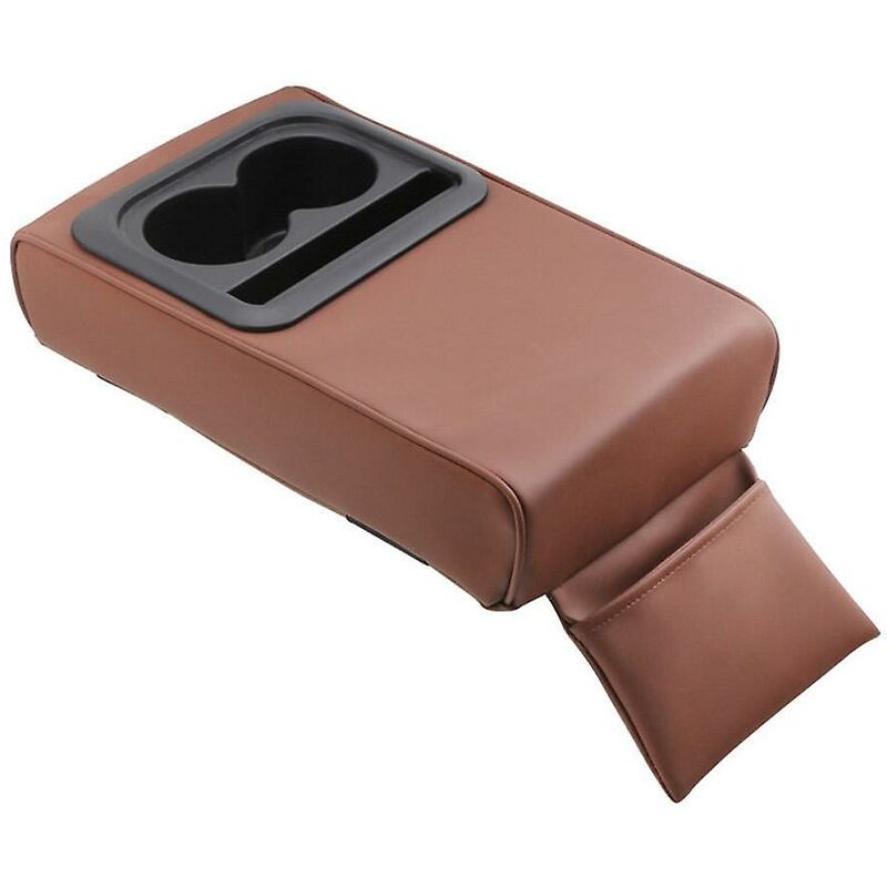 Image of 1 confezione per bracciolo per auto Pad Box con portabicchieri Sedile posteriore Aggiungi supporto per gomito Bracciolo per auto Cremagliera